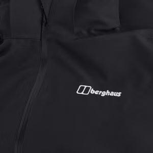 Black jacket with Berghaus logo on a dark background