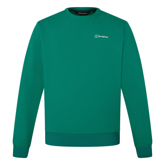 Green sweatshirt with a Berghaus brand logo on a white background