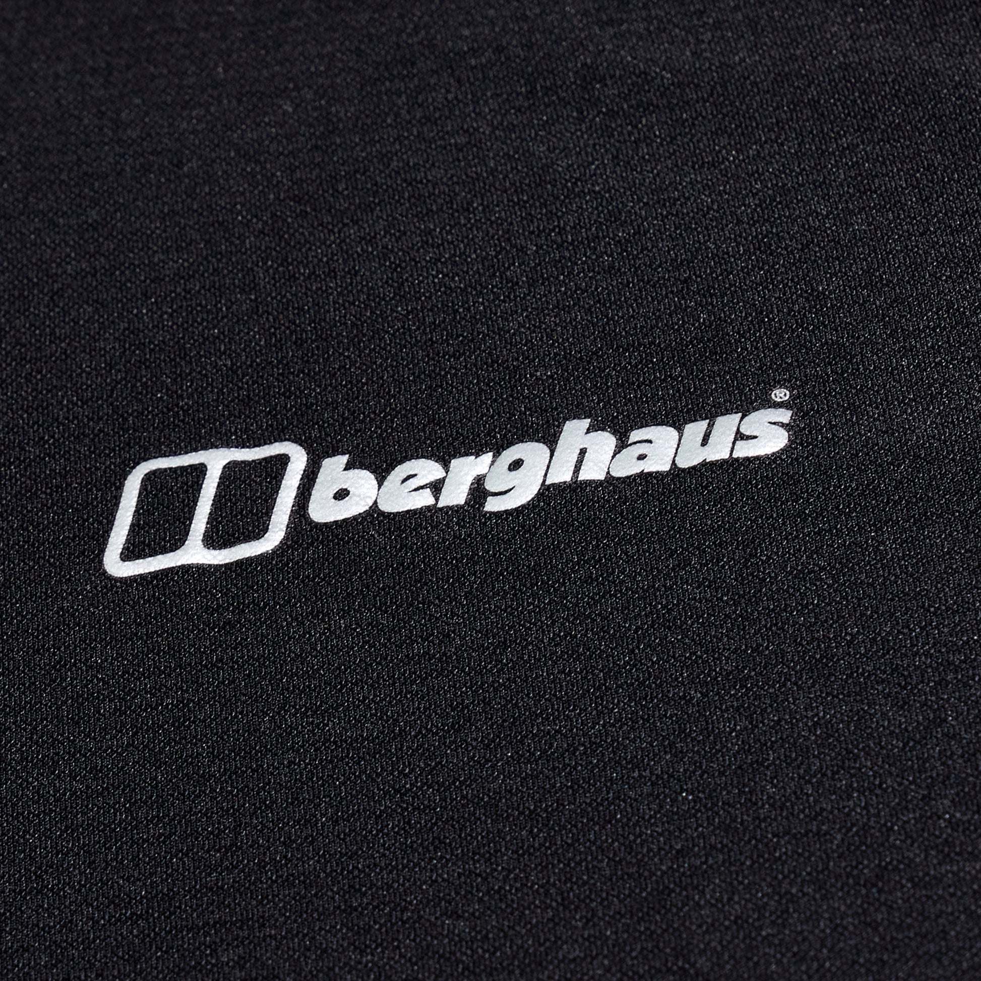 Berghaus logo on a black background