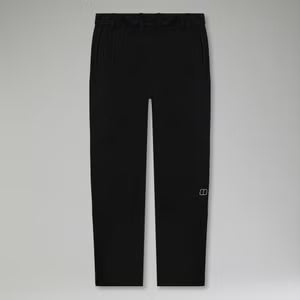 Black pants on a light gray background