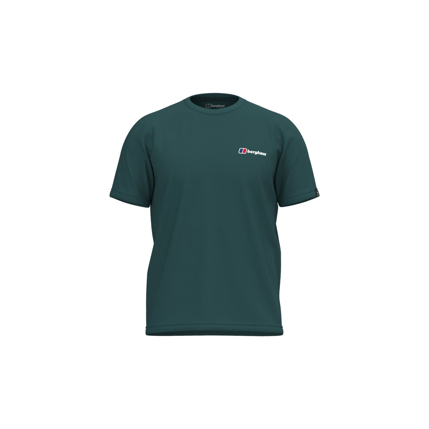 Men's teal Berghaus logo T-shirt with short sleeves