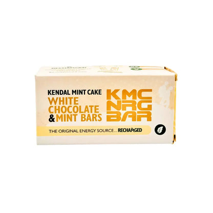 KMC NRG BAR: White Chocolate Coated Kendal Mint Cake 50g (Exclusive)