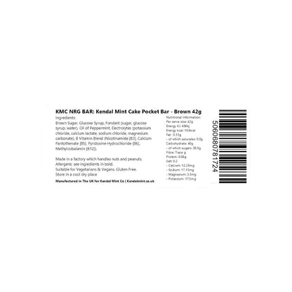 KMC NRG BAR Kendal Mint Cake Pocket Energy Bar - Golden Brown
