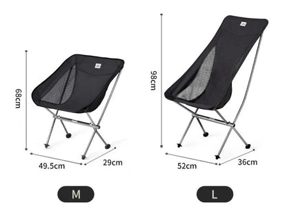 Naturehike YL05 Ultralight Portable Camping Chair (low or high back)