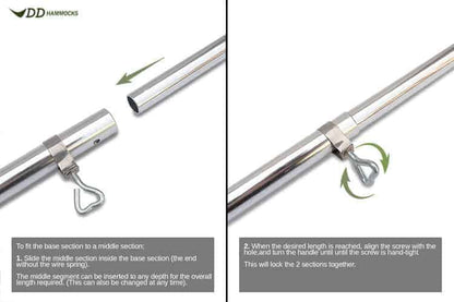 DD Tarp Pole - 2.2m ( 2 poles)