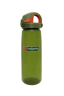 Nalgene 700 ml lock-top water bottle, green with lime cap