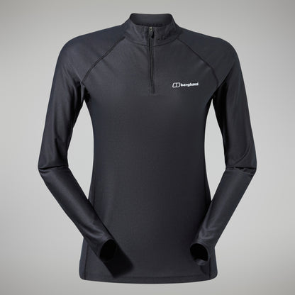 Berghaus Half Zip Long Sleeve Tech Tee - Women's