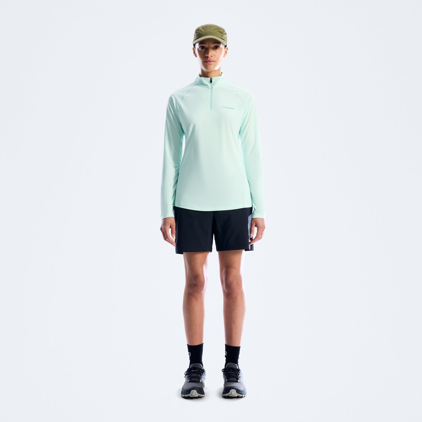 Berghaus Half Zip Long Sleeve Tech Tee - Women's