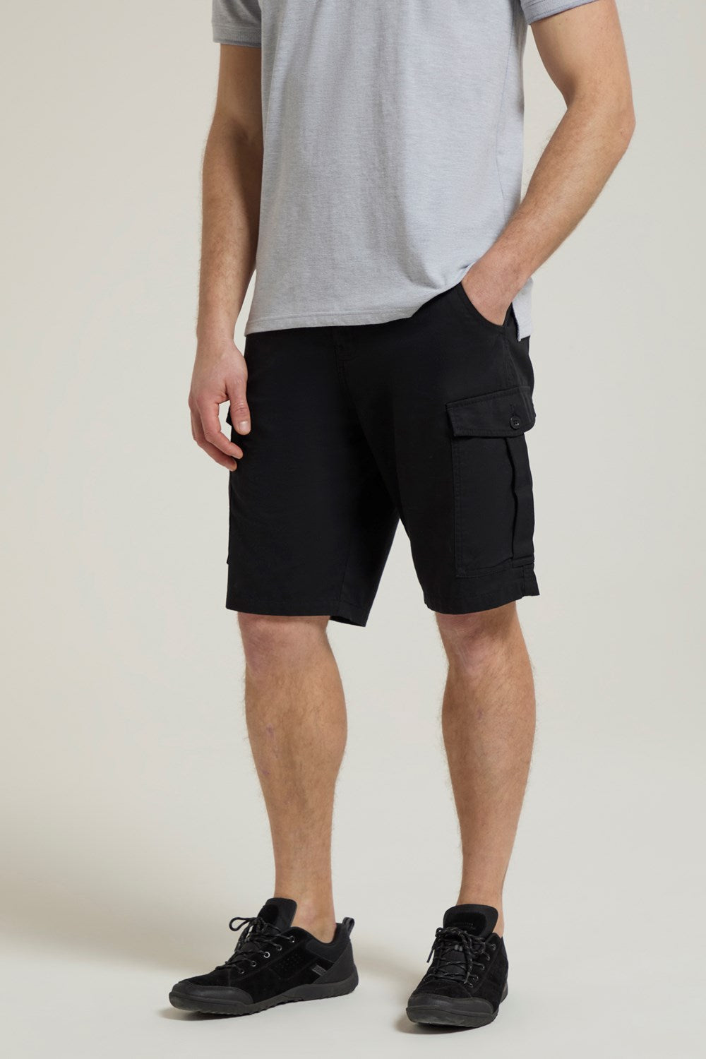 Mountain Warehouse Mens Cargo Shorts 100% Twill Cotton Multiple Pockets