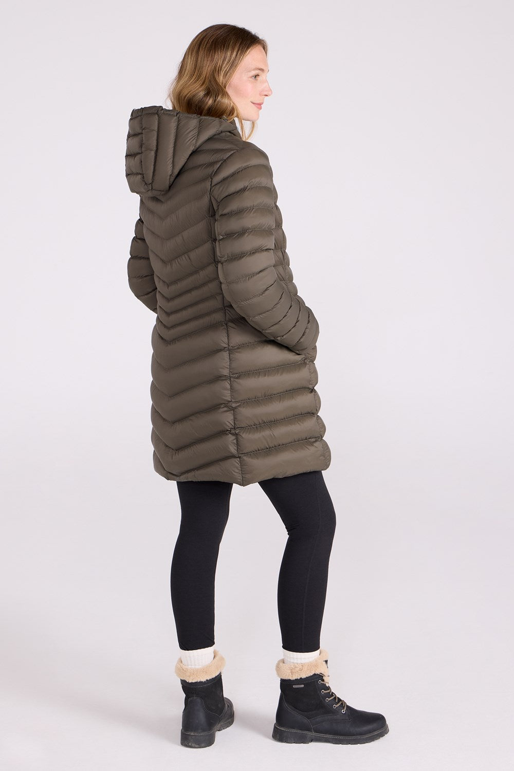 Mountain Warehouse Womens Padded Long Jacket Water Resistant Winter Ladies Coat