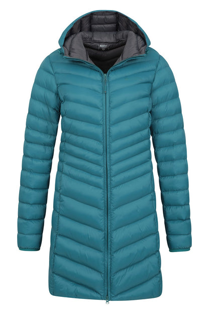 Mountain Warehouse Womens Padded Long Jacket Water Resistant Winter Ladies Coat