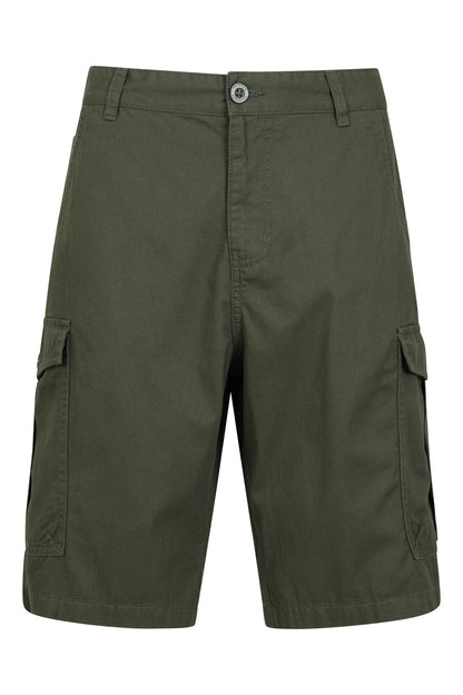 Mountain Warehouse Mens Cargo Shorts 100% Twill Cotton Multiple Pockets