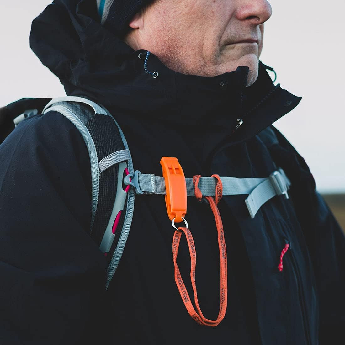 Safety and Emergency Whistle with Lanyard for Outdoors, Mountaineering, Boating and Signalling