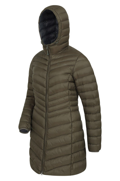 Mountain Warehouse Womens Padded Long Jacket Water Resistant Winter Ladies Coat