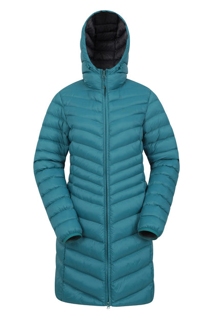 Mountain Warehouse Womens Padded Long Jacket Water Resistant Winter Ladies Coat