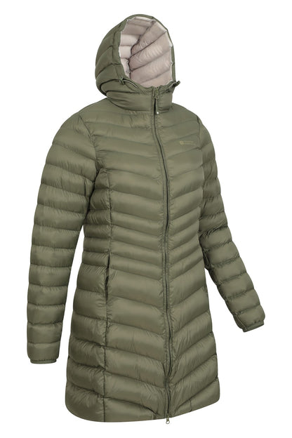 Mountain Warehouse Womens Padded Long Jacket Water Resistant Winter Ladies Coat