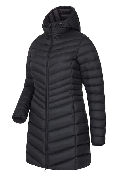 Mountain Warehouse Womens Padded Long Jacket Water Resistant Winter Ladies Coat