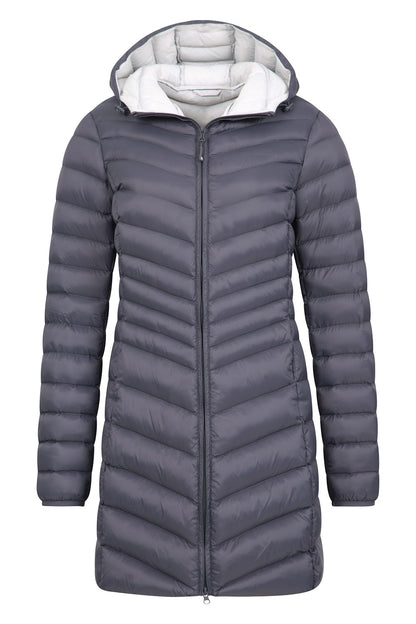 Mountain Warehouse Womens Padded Long Jacket Water Resistant Winter Ladies Coat