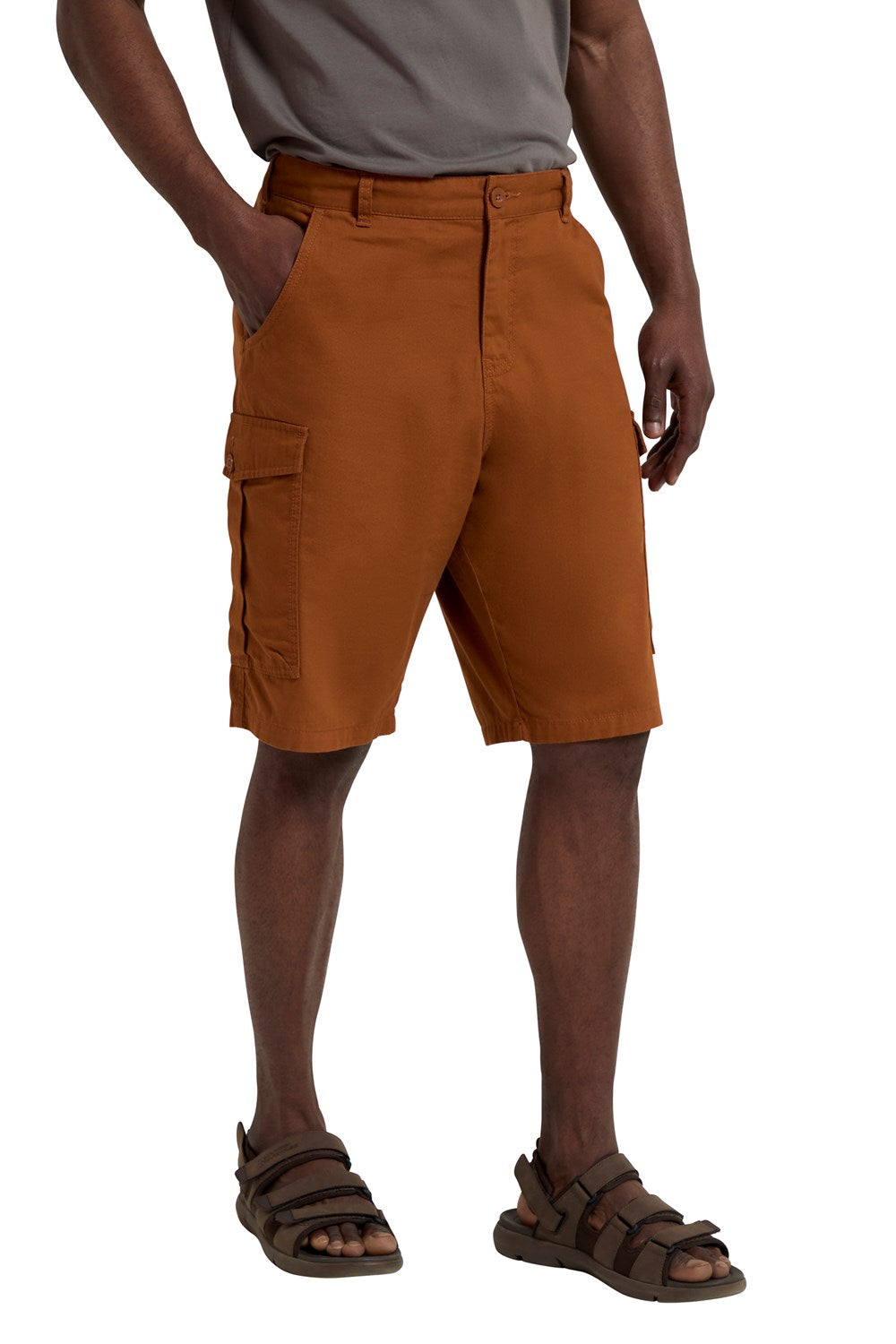 Mountain Warehouse Mens Cargo Shorts 100% Twill Cotton Multiple Pockets