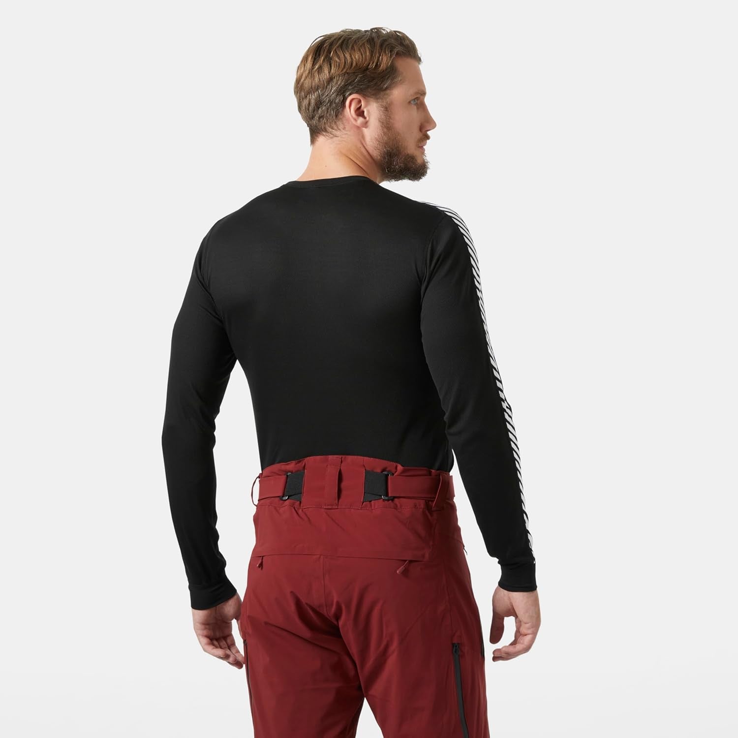 Herren HH LIFA Stripe Crew Langarm Funktionsshirt