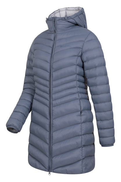 Mountain Warehouse Womens Padded Long Jacket Water Resistant Winter Ladies Coat