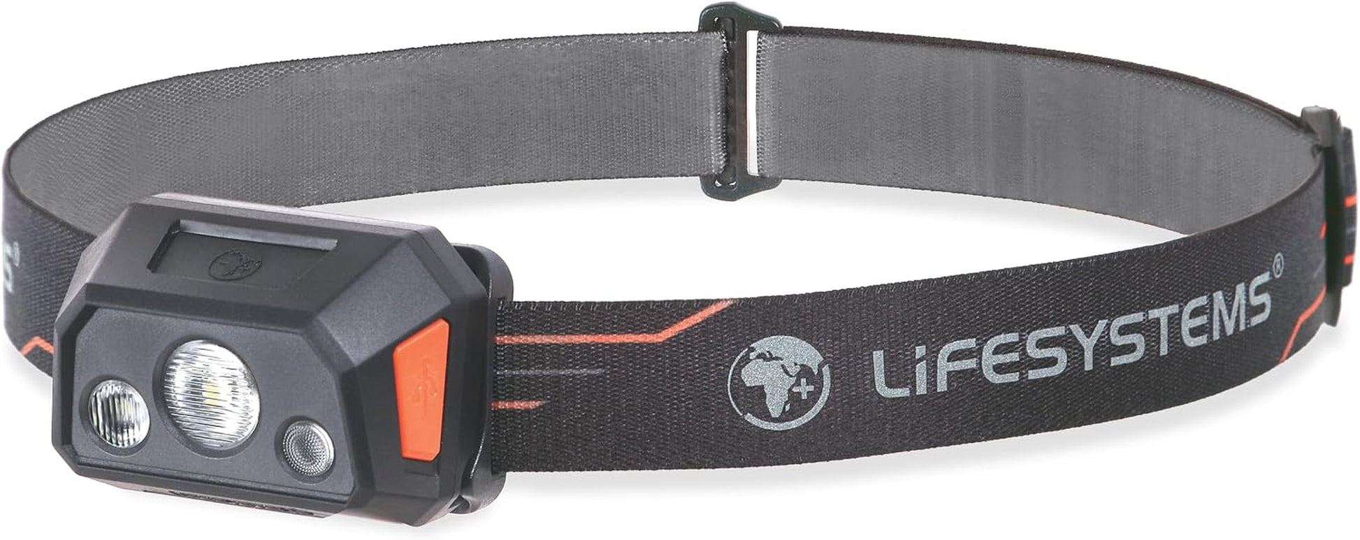 Intensity 300 Lumen Rechargeable Water Resistant LED Head Torch with Adjustable Beam Angle plus 6 Lighting Modes