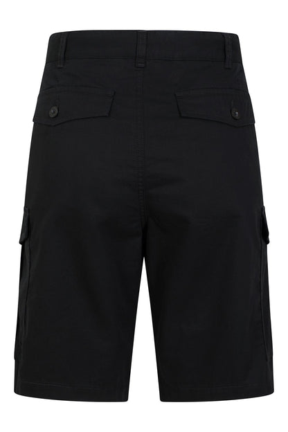 Mountain Warehouse Mens Cargo Shorts 100% Twill Cotton Multiple Pockets