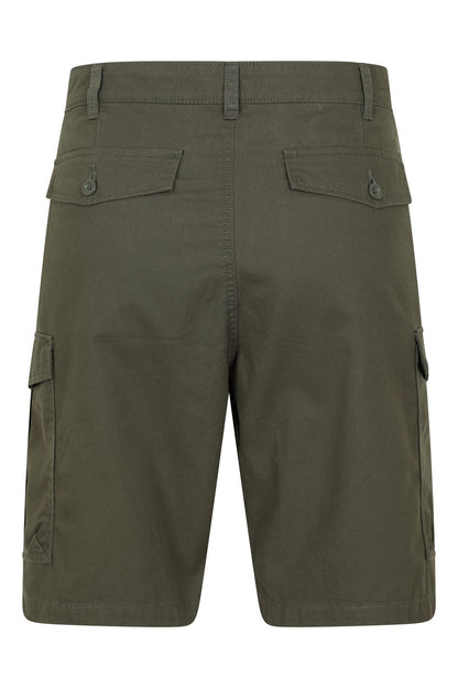 Mountain Warehouse Mens Cargo Shorts 100% Twill Cotton Multiple Pockets