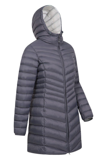 Mountain Warehouse Womens Padded Long Jacket Water Resistant Winter Ladies Coat