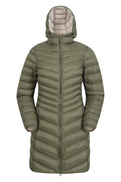 Mountain Warehouse Womens Padded Long Jacket Water Resistant Winter Ladies Coat
