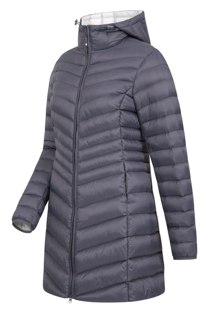 Mountain Warehouse Womens Padded Long Jacket Water Resistant Winter Ladies Coat