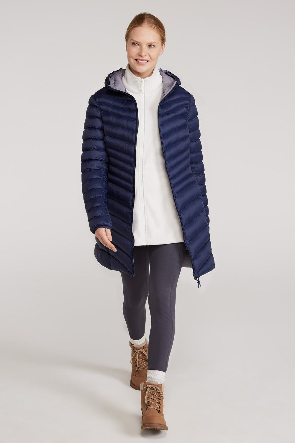 Mountain Warehouse Womens Padded Long Jacket Water Resistant Winter Ladies Coat