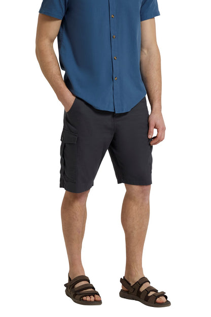 Mountain Warehouse Mens Cargo Shorts 100% Twill Cotton Multiple Pockets