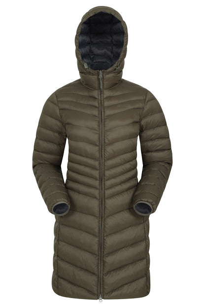 Mountain Warehouse Womens Padded Long Jacket Water Resistant Winter Ladies Coat