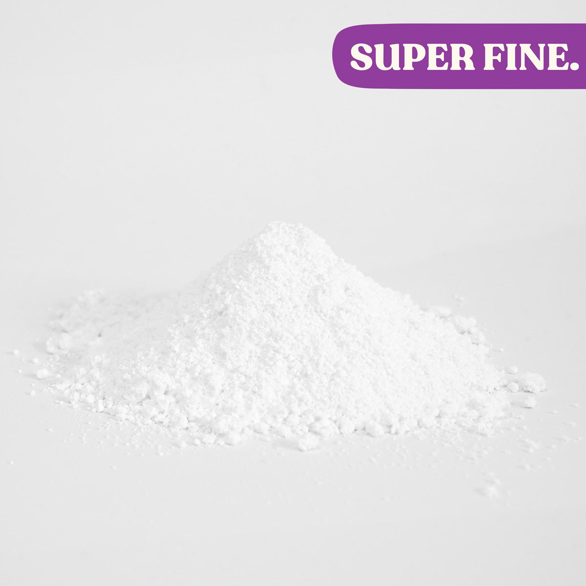 White fine powder pile