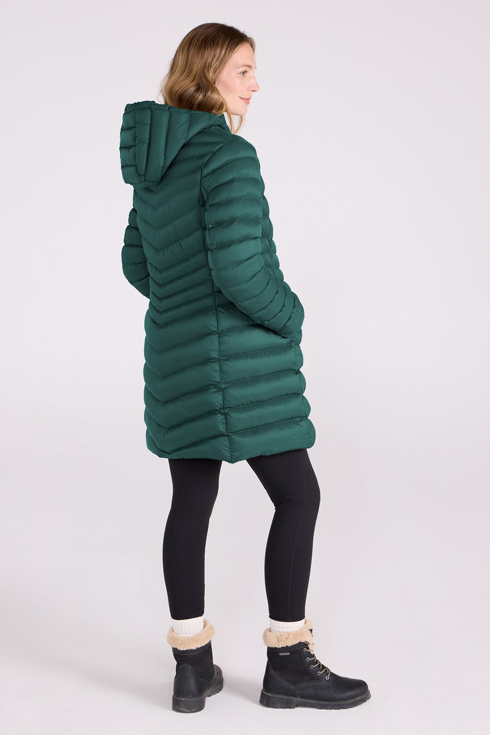 Mountain Warehouse Womens Padded Long Jacket Water Resistant Winter Ladies Coat