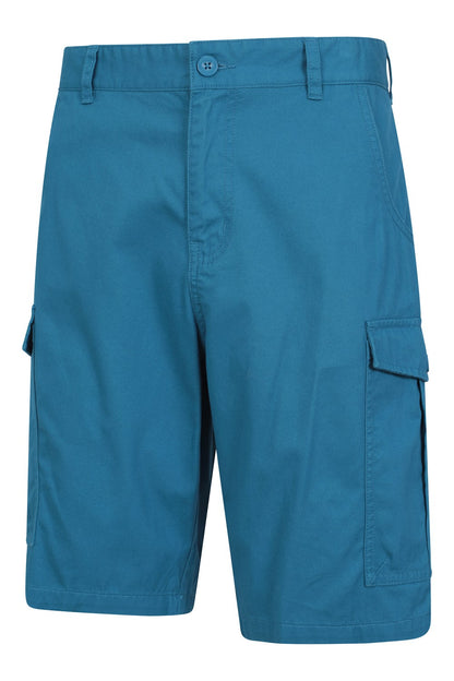Mountain Warehouse Mens Cargo Shorts 100% Twill Cotton Multiple Pockets