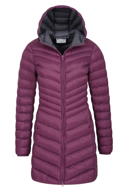 Mountain Warehouse Womens Padded Long Jacket Water Resistant Winter Ladies Coat