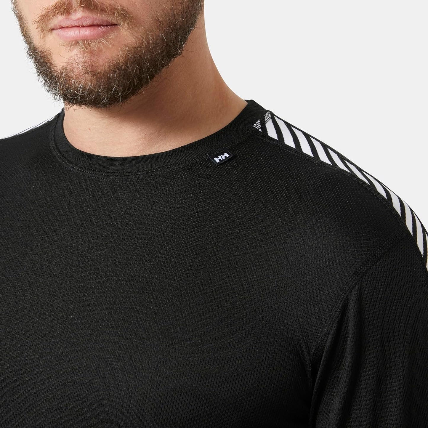 Herren HH LIFA Stripe Crew Langarm Funktionsshirt