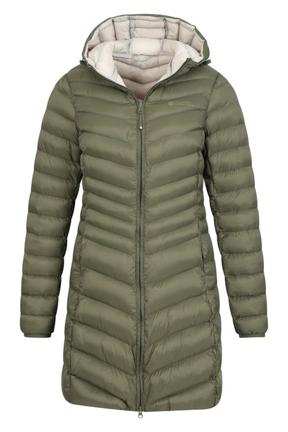 Mountain Warehouse Womens Padded Long Jacket Water Resistant Winter Ladies Coat