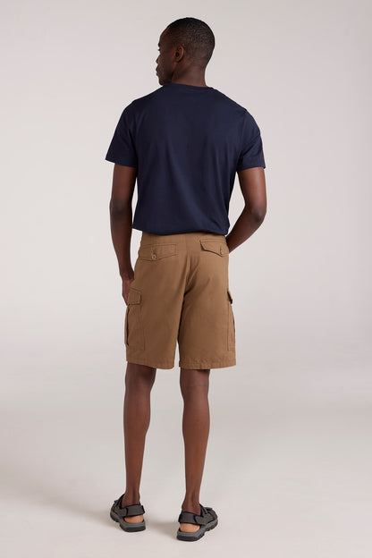 Mountain Warehouse Mens Cargo Shorts 100% Twill Cotton Multiple Pockets