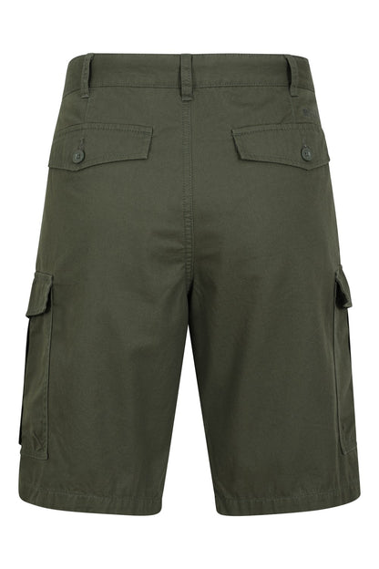 Mountain Warehouse Mens Cargo Shorts 100% Twill Cotton Multiple Pockets