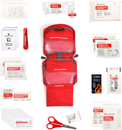 Adventurer First Aid Kit, CE Certified Contents, Specifically Designed for Outdoor and Travel