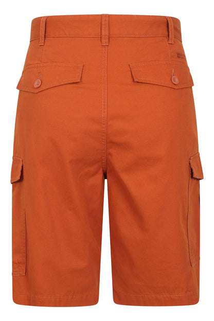 Mountain Warehouse Mens Cargo Shorts 100% Twill Cotton Multiple Pockets