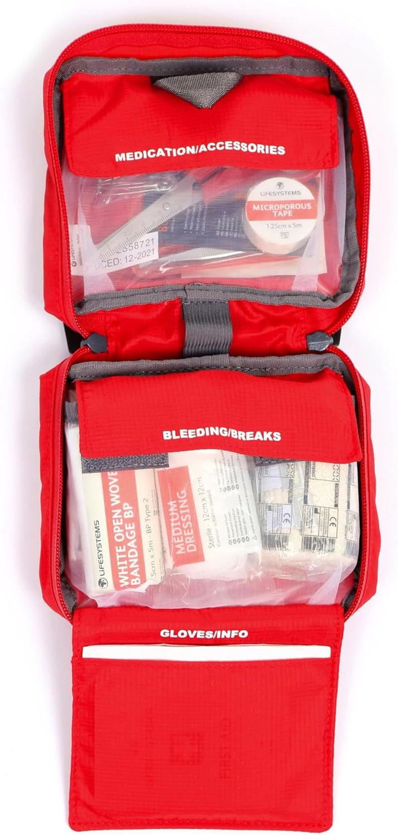 Adventurer First Aid Kit, CE Certified Contents, Specifically Designed for Outdoor and Travel