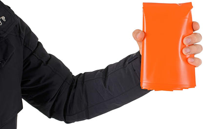 Windproof and Waterproof Orange Survival Bag for 1 to 2 Persons