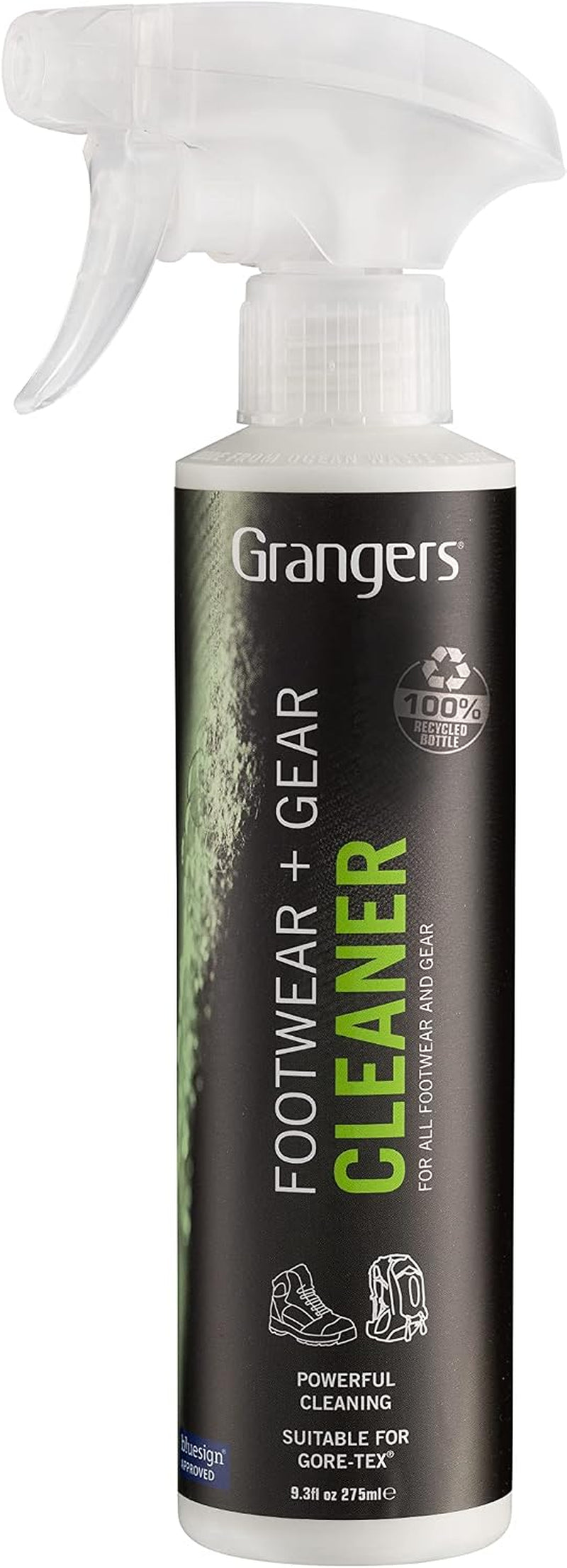 Grangers Eco Twin Pack – Footwear + Gear Cleaner and Footwear Repel plus | 275Ml/275Ml | Cleaning and Waterproofing for All Outdoor Footwear