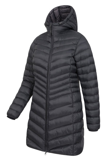 Mountain Warehouse Womens Padded Long Jacket Water Resistant Winter Ladies Coat