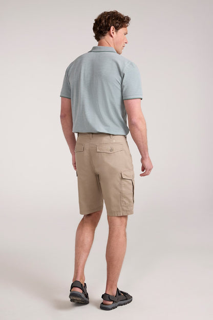 Mountain Warehouse Mens Cargo Shorts 100% Twill Cotton Multiple Pockets