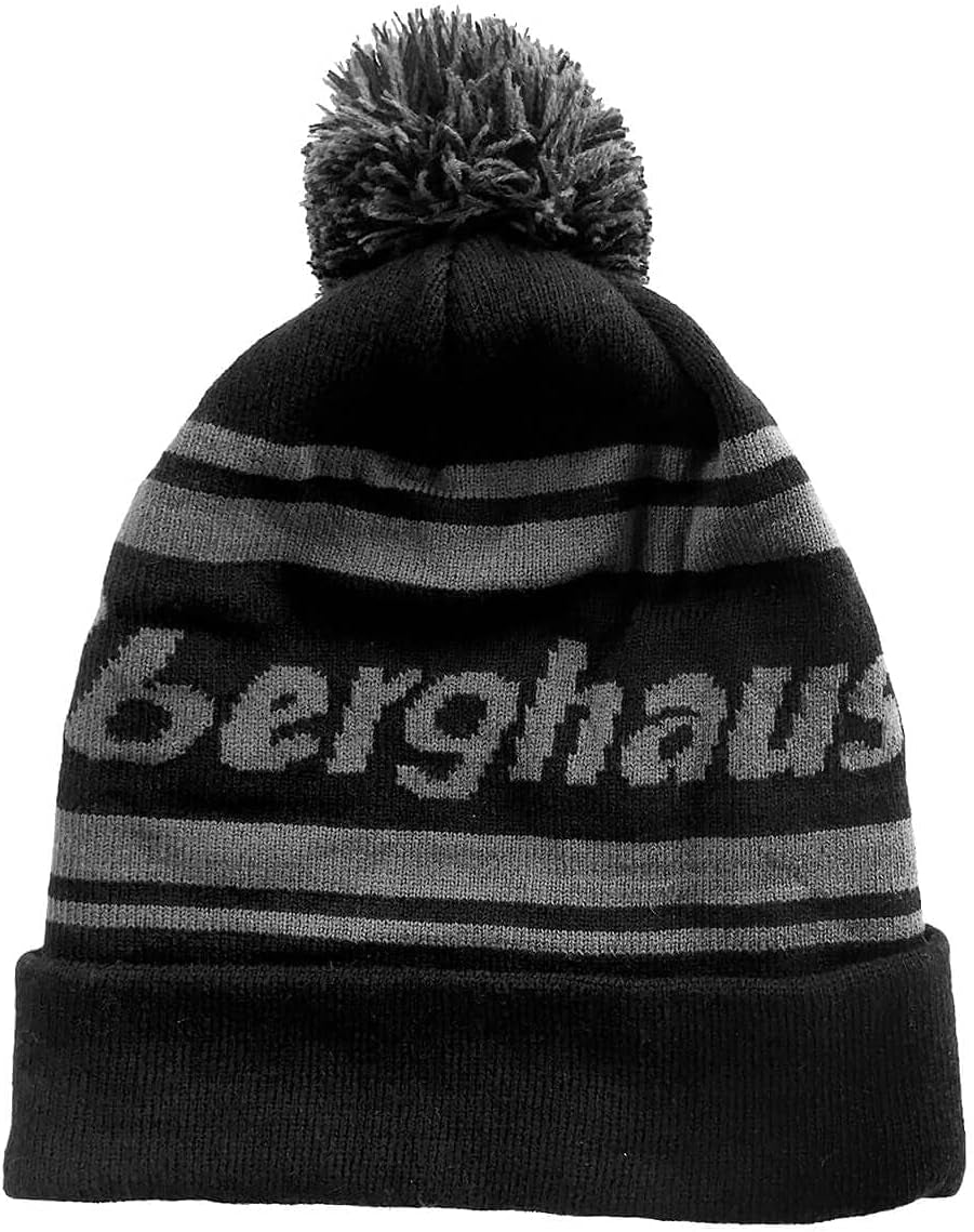 Herren Marke Bommelmütze, Dark Grey/Black
